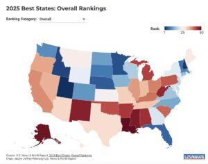 U.S. News Ranks the Best States for 2025 – U.S. News & World Report