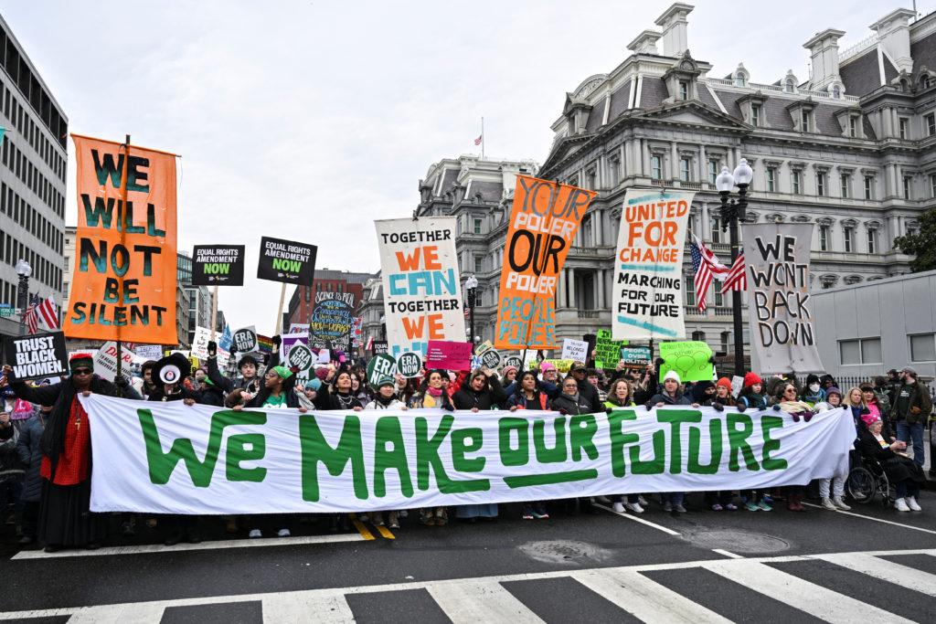 People’s March brings thousands to streets of Washington DC – BBC