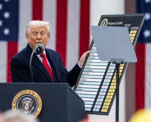 WATCH: Trump announces broad tariffs at ‘Liberation Day’ White House event – PBS