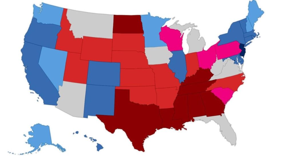 How red or blue is your state? – USAFacts