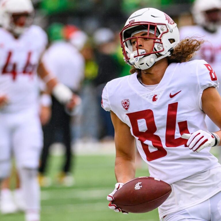 WSU’s Josh Meredith Not Stressing Over EA Sports College Football 25 Rating – Sports Illustrated