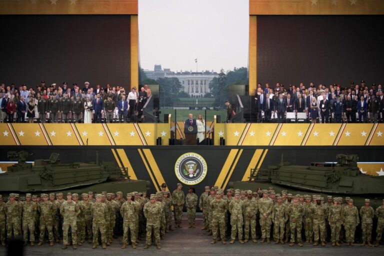 Trump attends military parade as protestors across U.S. decry his administration – The Globe and Mail