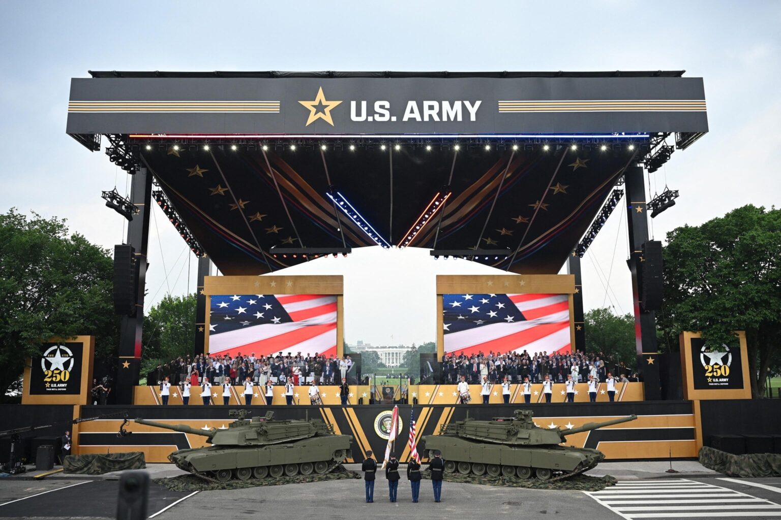 Trump holds military parade in Washington as millions protest – The Guardian