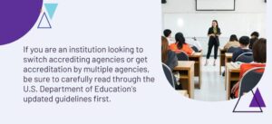 Education Dept. Moves to Make It Easier for Colleges to Switch Accreditors – The Chronicle of Higher Education