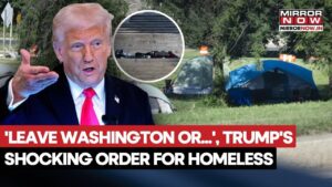 Trump says he will evict homeless people from Washington – France 24