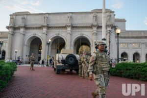 National Guard patrolling DC’s Union Station draw heckles, photo ops and little action – USA Today