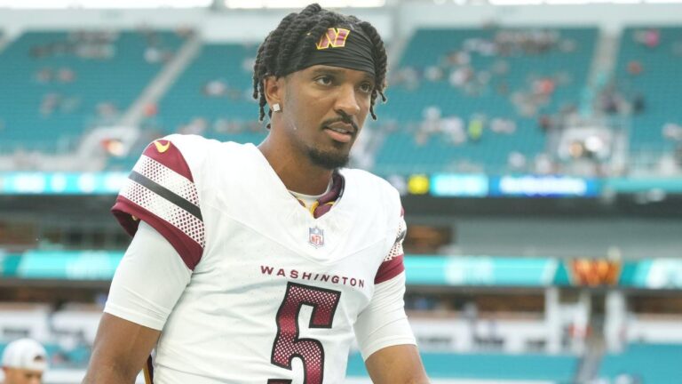 Washington Commanders Revolving Door at QB Solved by Arrival of Jayden Daniels? – Sports Illustrated